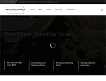 Tablet Screenshot of homeofficewarrior.com